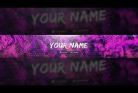 Free Colorful Texture Youtube Banner Template! +Tutorial intended for Adobe Photoshop Banner Templates