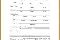 024 Official Birth Certificate Template Simple Uscis pertaining to Birth Certificate Translation Template Uscis