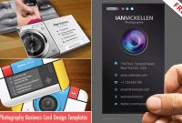 10 Business Card Design Templates For Photographers inside Photography Business Card Template Photoshop