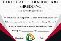 10+ Hard Drive Certificate Of Destruction Templates: Useful for Hard Drive Destruction Certificate Template