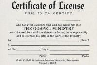 10+ License Certificate Templates | Free Printable Word throughout Certificate Of License Template
