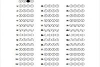 10+ Printable Answer Sheet Templates, Samples & Examples intended for Blank Answer Sheet Template 1 100
