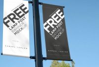 100+ Free Outdoor Advertisment Branding Mockup Psd Files pertaining to Street Banner Template