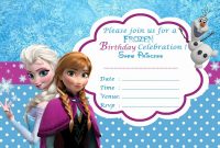 11 Best Frozen Images | Frozen Birthday, Frozen Birthday regarding Frozen Birthday Card Template