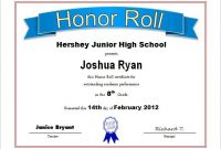 11+ Certificate Of Honor Template | Honor Roll, Certificate pertaining to Honor Roll Certificate Template