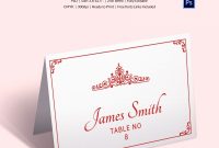 11 Fresh Table Name Cards Template – Learning Onlinest with Place Card Size Template
