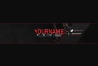 11 Youtube Banner Template Psd Images – Youtube Banner Size throughout Yt Banner Template