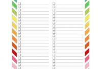 12+ Checklist Templates Free – Word Excel Templates inside Blank Checklist Template Pdf