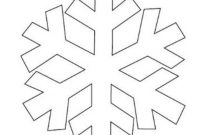 12+ Free Printable Snowflake Templates | Utemplates pertaining to Blank Snowflake Template