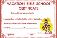 12+ Vbs Certificate Templates For Students Of Bible School with Free Vbs Certificate Templates