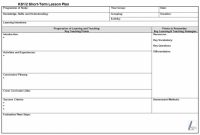 13 Free Lesson Plan Templates For Teachers intended for Blank Scheme Of Work Template