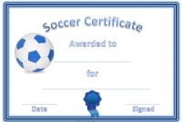 13+ Soccer Award Certificate Examples – Pdf, Psd, Ai throughout Soccer Certificate Template Free