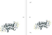 13 Standard Easy Thank You Card Template For Ms Wordeasy throughout Thank You Card Template Word