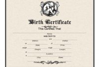 15 Birth Certificate Templates (Word & Pdf) ᐅ | Birth inside Fake Birth Certificate Template
