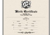 15 Birth Certificate Templates (Word & Pdf) – Free Template inside Editable Birth Certificate Template