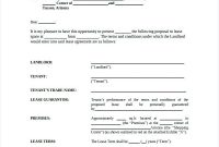 15+ Lease Proposal Examples – Pdf, Doc, Apple Pages | Examples inside Business Lease Proposal Template
