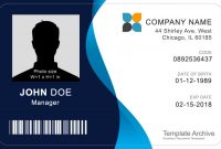 16 Id Badge & Id Card Templates {Free} – Templatearchive for Employee Card Template Word