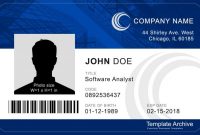 16 Id Badge & Id Card Templates {Free} – Templatearchive for Sample Of Id Card Template