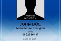 16 Id Badge & Id Card Templates {Free} – Templatearchive in Free Id Card Template Word