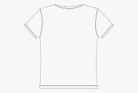 16 Printable T Shirt Outline – Active Shirt , Transparent with Printable Blank Tshirt Template