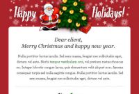 17 Beautifully Designed Christmas Email Templates For regarding Holiday Card Email Template