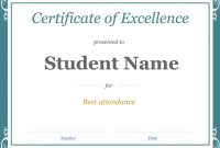17 Best Free & Premium Google Docs Certificate Template in Free Student Certificate Templates