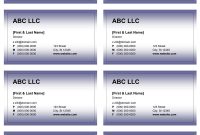 19 Free Business Card Templates On Word With Stunning Design inside Free Business Cards Templates For Word