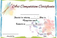 20 Art Certificate Templates (To Reward Immense Talent In intended for Art Certificate Template Free