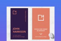 20+ Best Adobe Illustrator Business Card Templates (Free + pertaining to Visiting Card Illustrator Templates Download