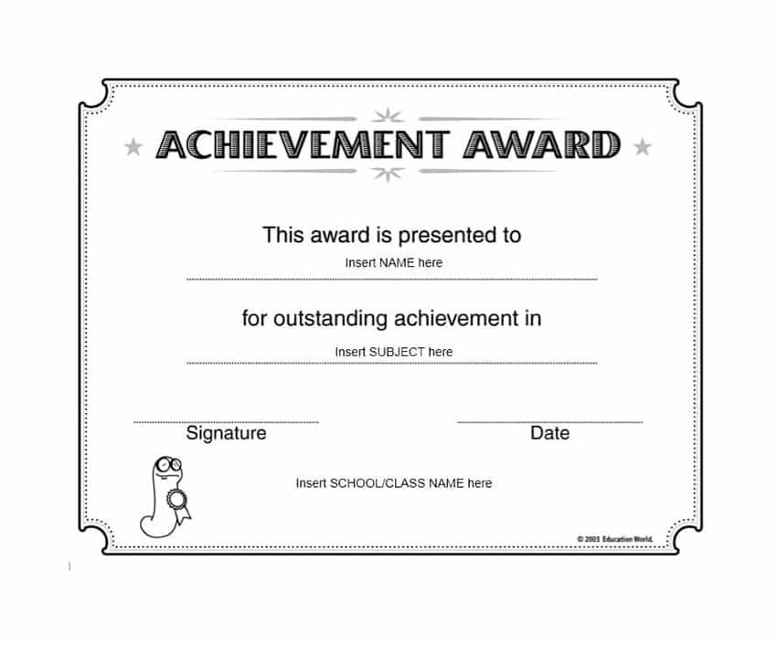20 Best Free Microsoft Word Certificate Templates (Downloads in Word Certificate Of Achievement Template