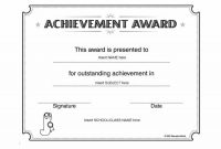 20 Best Free Microsoft Word Certificate Templates (Downloads throughout Certificate Of Achievement Template Word