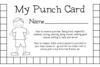 20+ Best Punch Card Templates Free Download!! | Punch Cards for Free Printable Punch Card Template