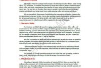 20 Coffee Shop Business Plan Template In 2020 | Business in Business Plan For Cafe Free Template