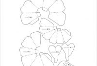 20+ Flower Petal Templates – Pdf, Vector Eps | Pop Up Card in Printable Pop Up Card Templates Free