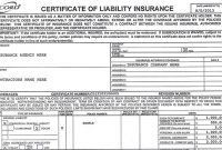 20 Fresh Acord Certificate Of Liability Insurance with regard to Certificate Of Liability Insurance Template