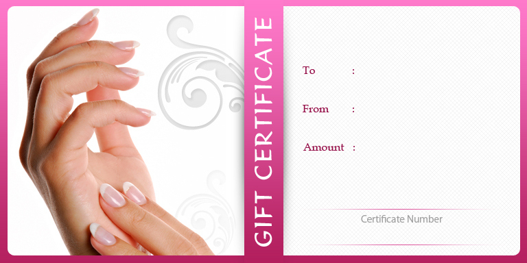 20 | Gift Certificate Templates | Gift Certificate Factory with regard to Nail Gift Certificate Template Free