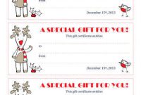 21 Free Printable Christmas Coupons | Hloom intended for Blank Coupon Template Printable