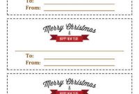 21 Free Printable Christmas Coupons | Hloom with Blank Coupon Template Printable