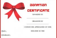 22 Legitimate Donation Certificate Templates For Your Next inside Donation Certificate Template