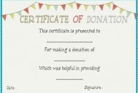 22 Legitimate Donation Certificate Templates For Your Next with regard to Donation Certificate Template