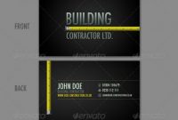 25+ Construction Business Card Template Psd And Indesign in Construction Business Card Templates Download Free