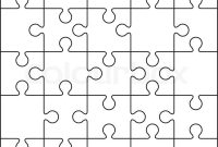 25 Jigsaw Puzzle Leere Vorlage | Stock Bild | Colourbox regarding Blank Jigsaw Piece Template