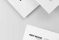 25 Minimal Clean Business Cards (Psd) Templates with Freelance Business Card Template