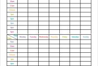 27+ Timetable Templates | Timetable Template, Study in Blank Revision Timetable Template
