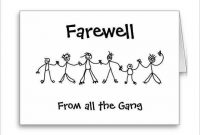 28 Best Farewell Card Template Powerpoint Download With with regard to Farewell Card Template Word