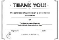 30 Free Certificate Of Appreciation Templates And Letters regarding Certificate Of Appreciation Template Free Printable