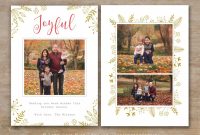 30 Holiday Card Templates For Photographers To Use This Year for Christmas Photo Card Templates Photoshop