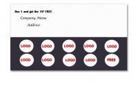 30 Printable Punch / Reward Card Templates [101% Free] pertaining to Free Printable Punch Card Template