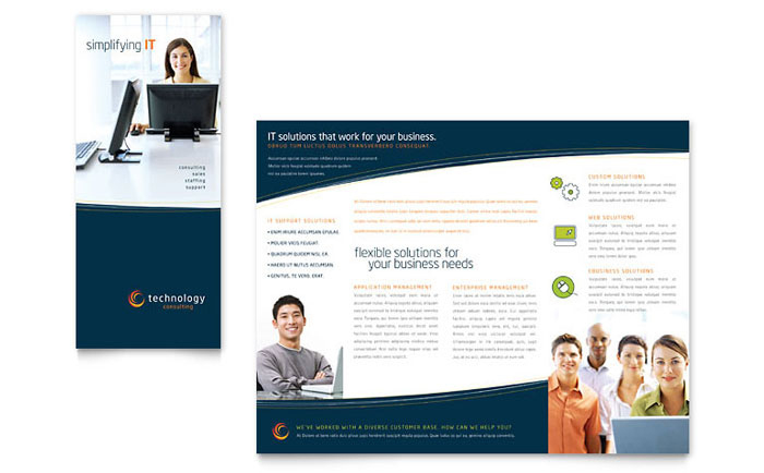 300+ Tri-Fold Brochure Templates - Examples &amp; Free Templates regarding Free Tri Fold Business Brochure Templates