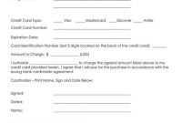 33+ Credit Card Authorization Form Template Download (Pdf in Credit Card Payment Slip Template